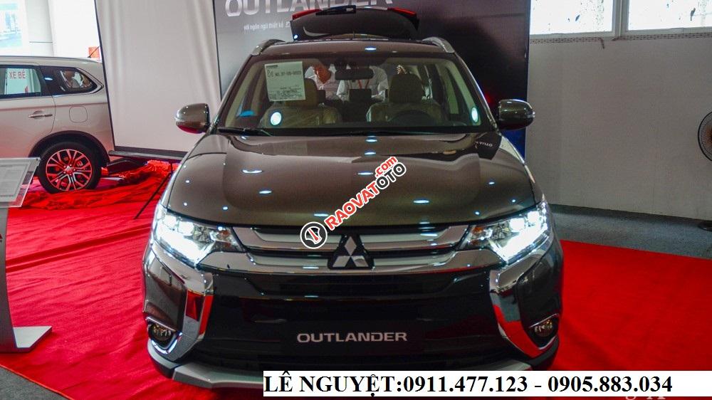 Bán Mitsubishi Outlander mới đời 2017, màu nâu, xe nhập, bảo hành chính hãng, giá sốc nhất-2