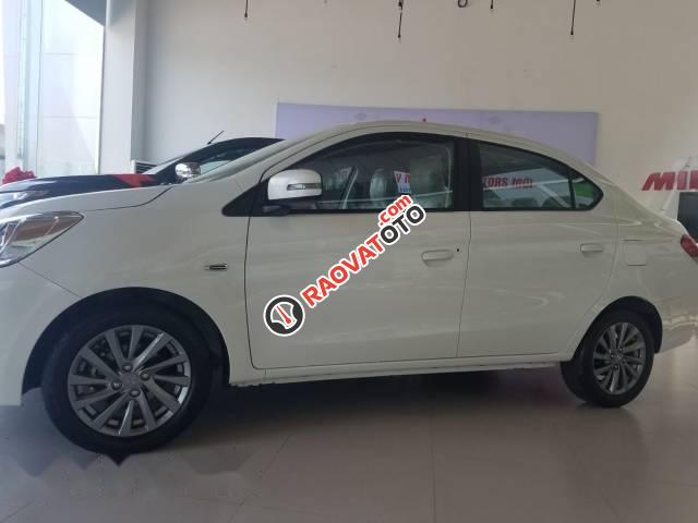 Bán ô tô Mitsubishi Attrage CVT đời 2017, màu trắng, nhập khẩu, 475tr-3