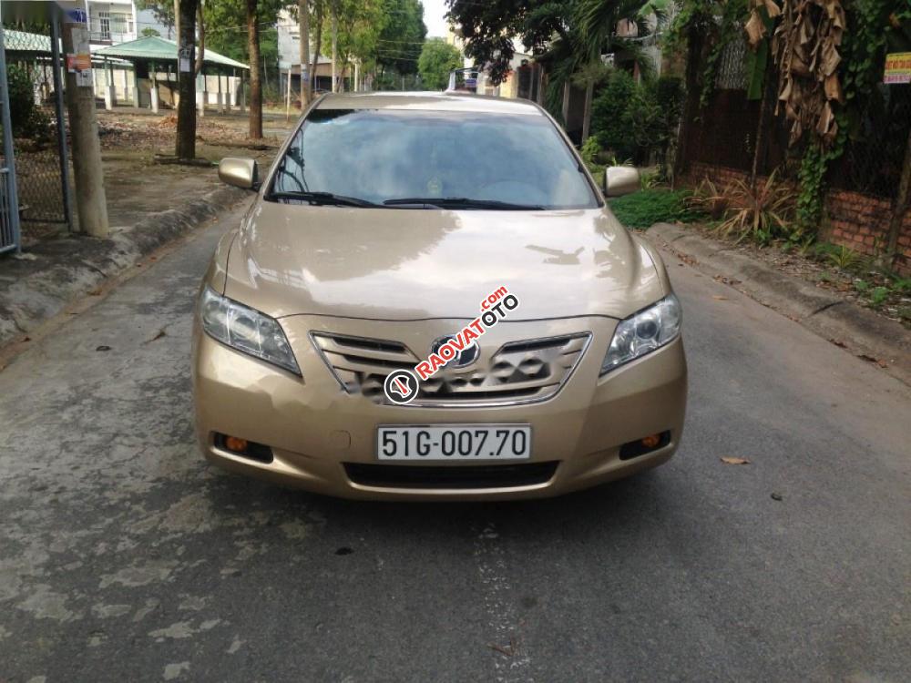 Bán Toyota Camry sản xuất 2007, màu vàng, xe nhập số sàn, giá chỉ 520 triệu-4