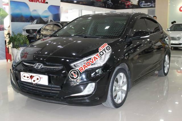 Bán Hyundai Accent đời 2016, màu đen, nhập khẩu nguyên chiếc số sàn, 495tr-0