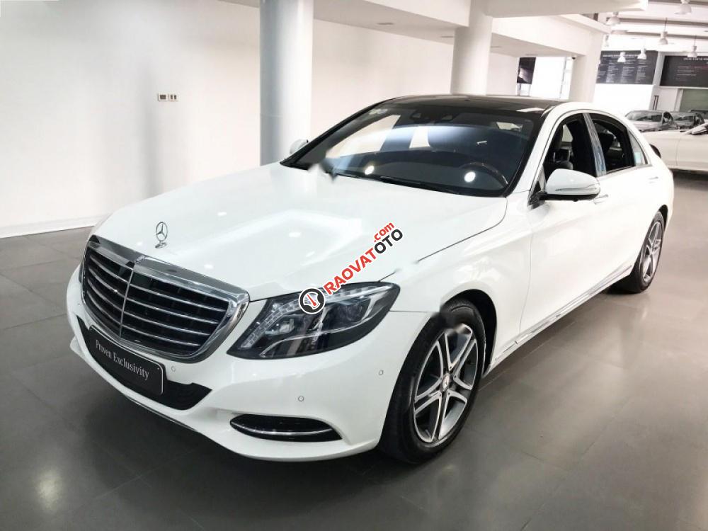 Bán Mercedes S400L năm 2017, màu trắng-3