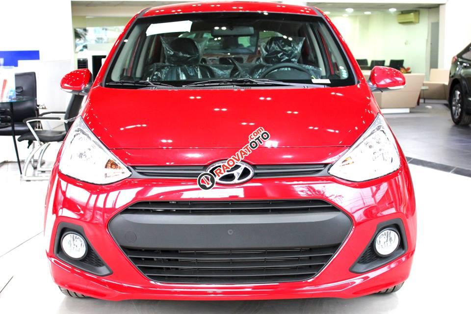 Bán Hyundai Grand i10 đời 2017, màu đỏ, xe lắp ráp việt nam, lãi suất tốt, 90%-8