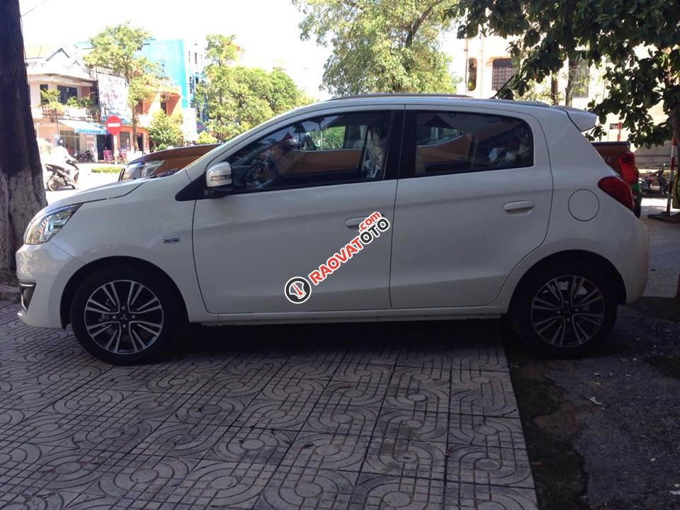 Bán Mitsubishi Mirage CVT 2018, nhập Thái Nguyên chiếc, khuyến mãi tốt, trả góp, giao ngay, giá 435tr - LH 0911.373.343-3