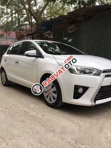 Bán Toyota Yaris G sản xuất 2014, màu trắng chính chủ, 525 triệu-4