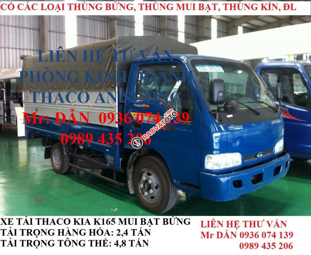 Bán xe tải Kia 2.4 tấn đời 2017, chỉ cần trả trước 110 triệu-0