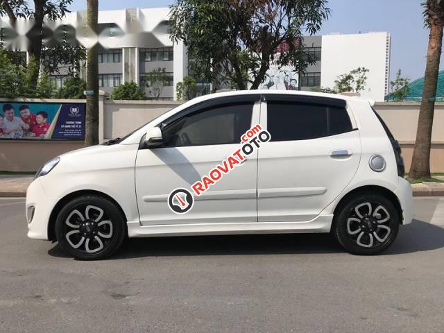 Bán Kia Morning SLX AT đời 2011, màu trắng ít sử dụng-4