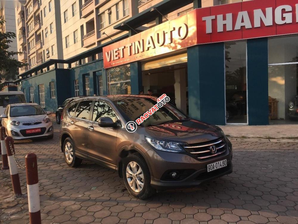 Bán xe Honda CR V 2.0 đời 2014, màu nâu-5