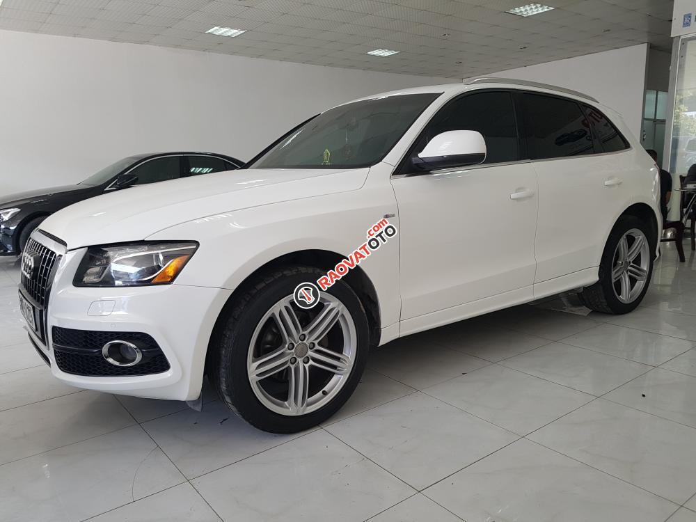 Cần bán xe Audi Q5 3.2 Sline đời 2009, màu trắng, chính chủ từ đầu đi cực ít-6