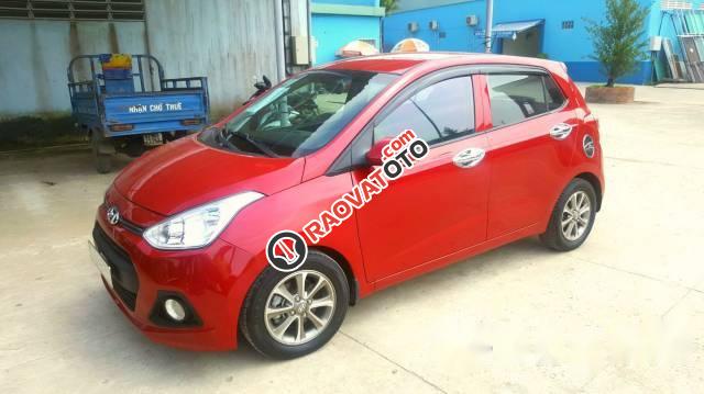 Bán Hyundai Grand i10 2014, màu đỏ, nhập khẩu xe gia đình, 325 triệu-0