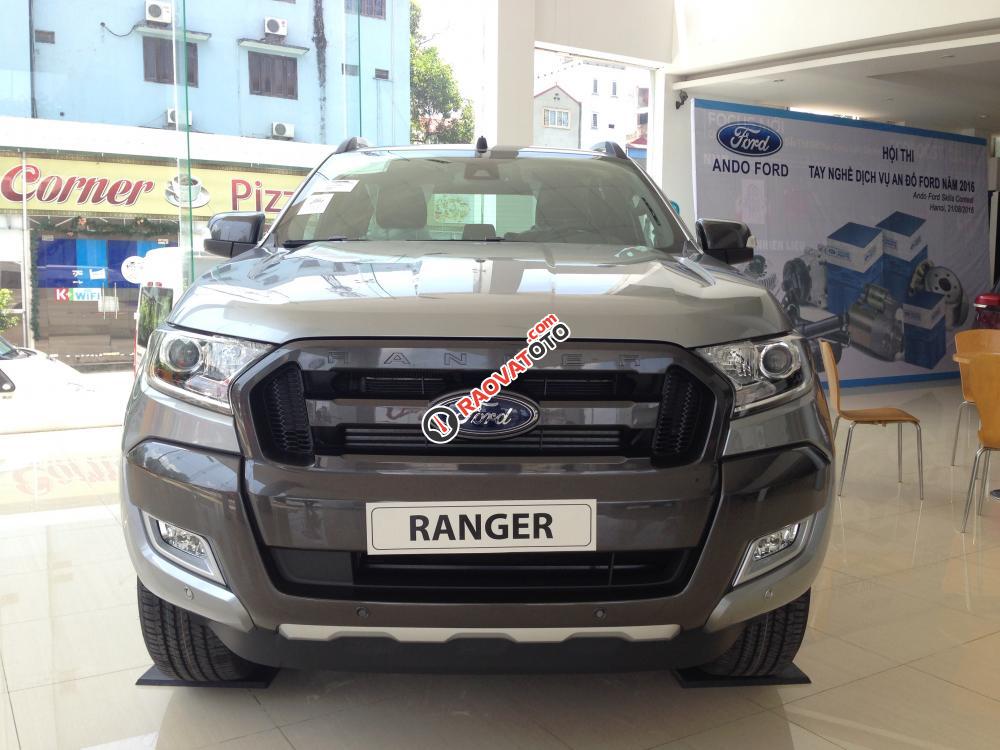 Bán ô tô Ford Ranger 3.2L Wildtrak 4x4 AT tại Bắc Ninh, màu bạc, nhập khẩu giá cực tốt-0