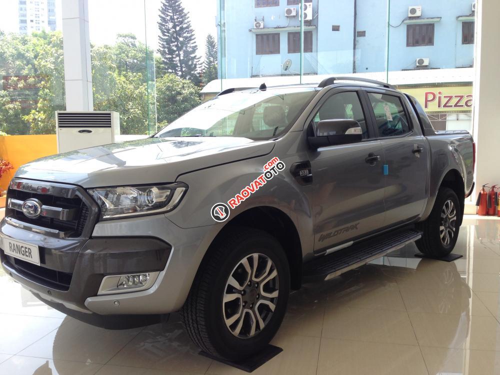 Bán ô tô Ford Ranger 3.2L Wildtrak 4x4 AT tại Bắc Ninh, màu bạc, nhập khẩu giá cực tốt-1