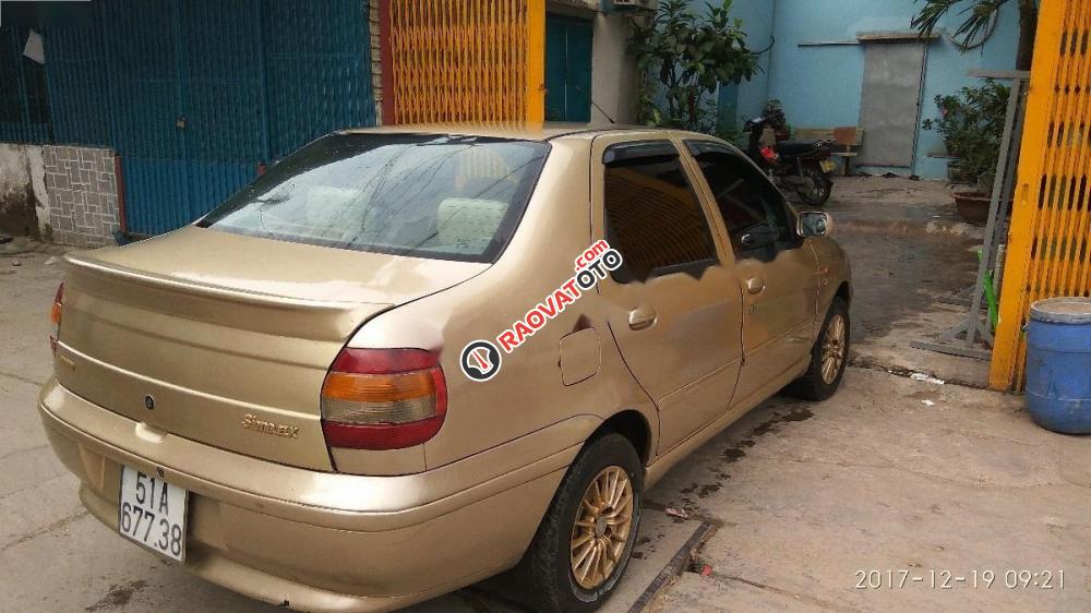 Cần bán xe Fiat Siena đời 2003, màu vàng số sàn, giá chỉ 85 triệu-1