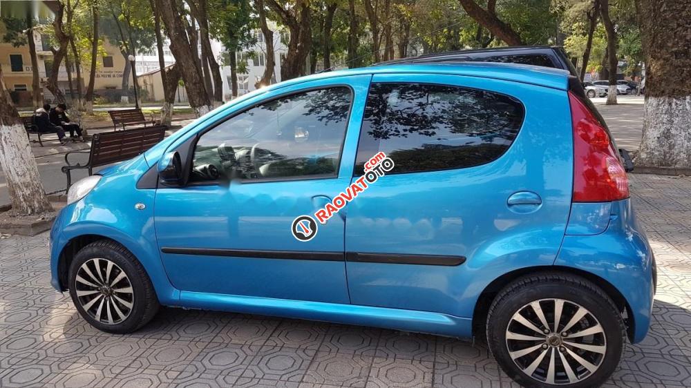 Bán ô tô Peugeot 107 1.0AT đời 2008, màu xanh lam, xe nhập chính chủ, giá 230tr-6