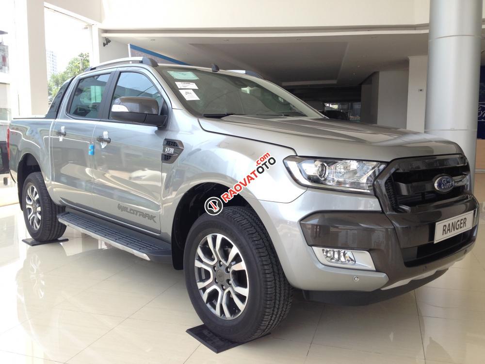 Bán ô tô Ford Ranger 3.2L Wildtrak 4x4 AT tại Bắc Ninh, màu bạc, nhập khẩu giá cực tốt-2