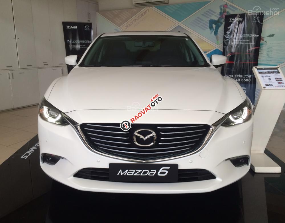 Bán xe Mazda 6 2018 mới 100% KM lớn, trả góp 85%, LS thấp, hỗ trợ chứng minh tài chính - Mua ngay! LH: 0946383636-0