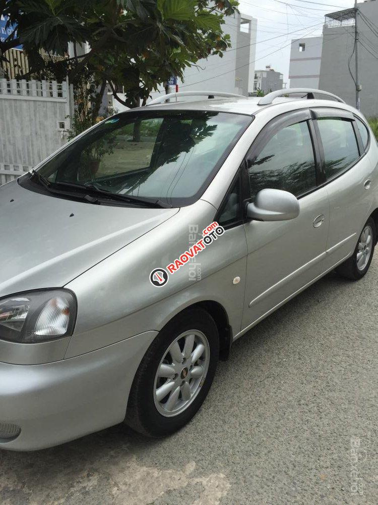 Bán xe Chevrolet Vivant AT 2009, màu bạc 95%-12