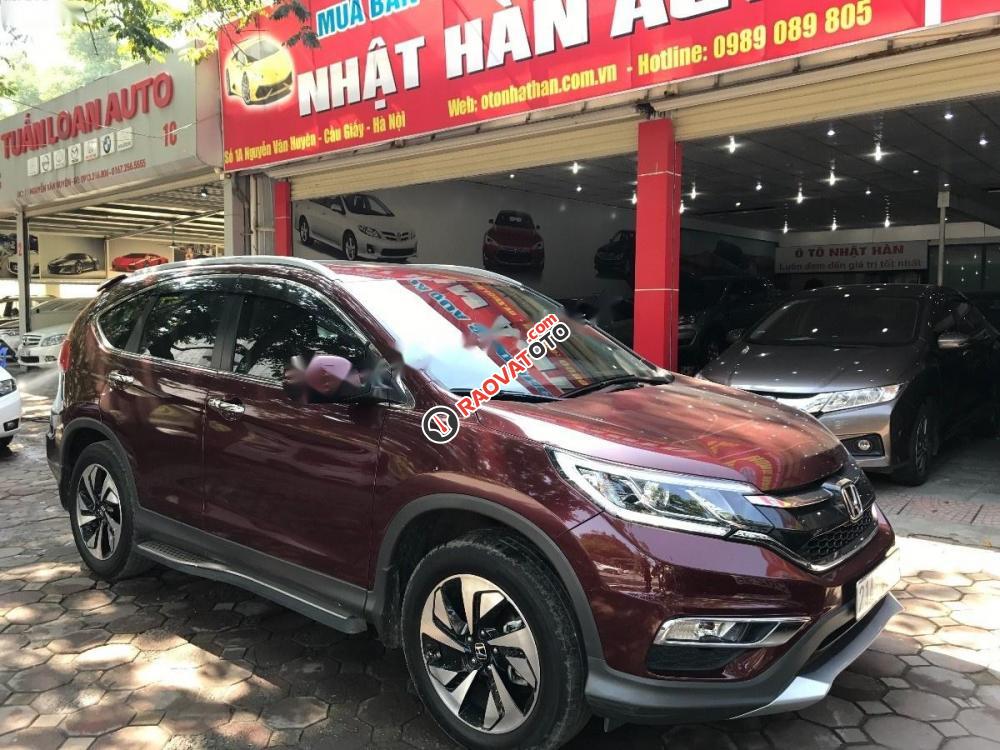 Bán Honda CR V 2.4AT sản xuất 2016, màu đỏ-0