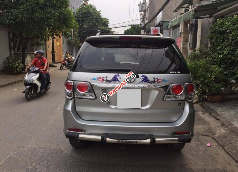 Bán xe Toyota Fortuner đời 2015, màu bạc, nhập khẩu-7