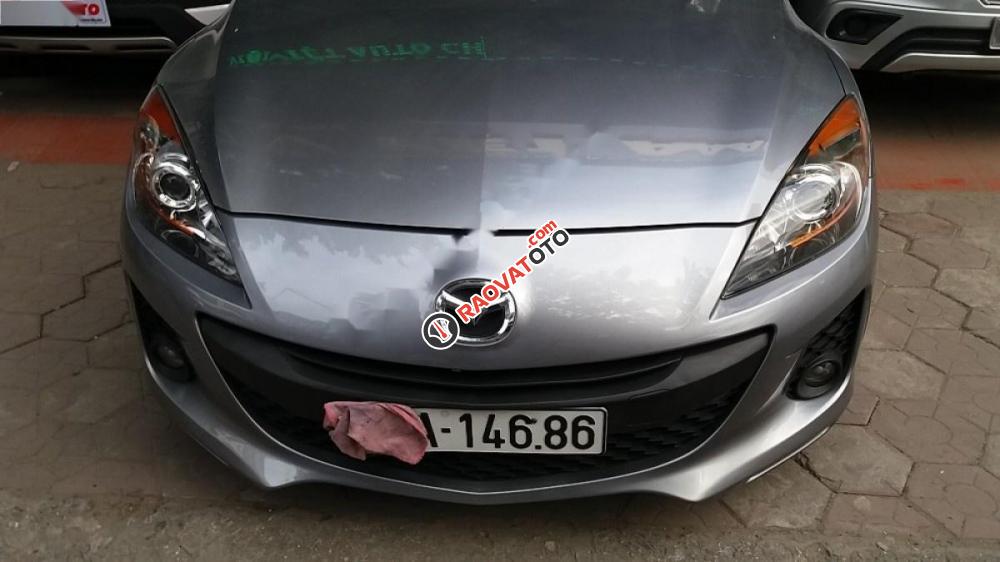 Cần bán gấp Mazda 3 đời 2014, màu xám, chính chủ giá cạnh tranh-1