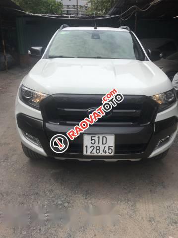 Cần bán gấp Ford Ranger đời 2017, màu trắng-1