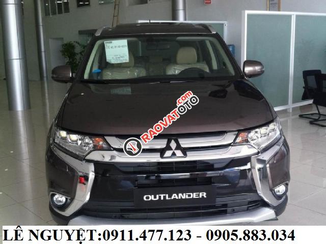 Bán Mitsubishi Outlander mới đời 2017, màu nâu, xe nhập, bảo hành chính hãng, giá sốc nhất-4