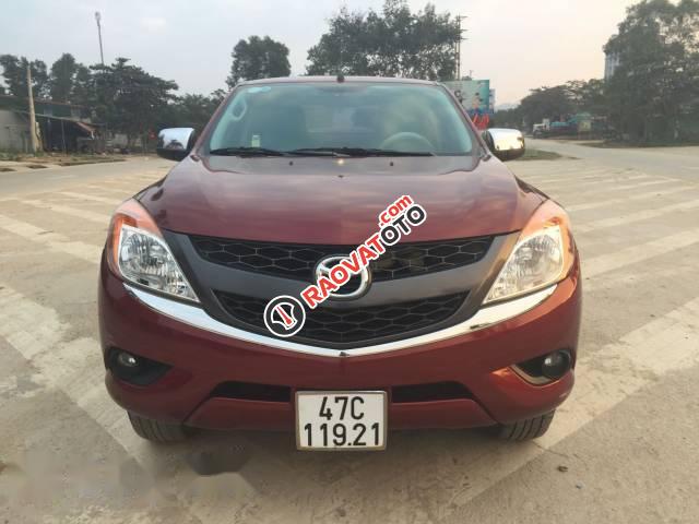 Bán Mazda BT 50 sản xuất 2014, màu đỏ, giá tốt-5