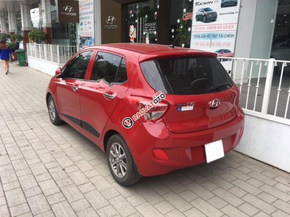 Bán ô tô Hyundai Grand i10 1.2 AT 2016, màu đỏ, nhập khẩu nguyên chiếc, số tự động-3