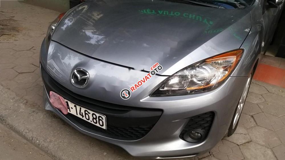 Cần bán gấp Mazda 3 đời 2014, màu xám, chính chủ giá cạnh tranh-0