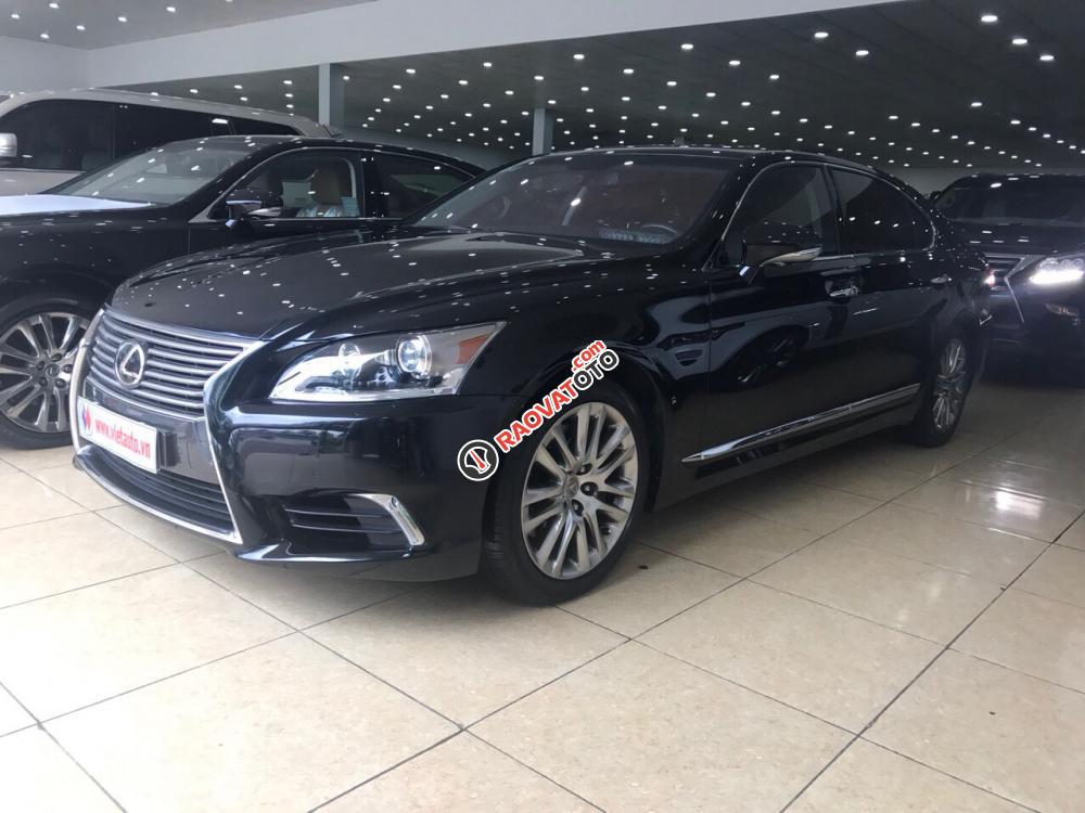 Cần bán xe Lexus LS 460L sx năm 2015, màu đen, xe nhập biển đẹp HN-1