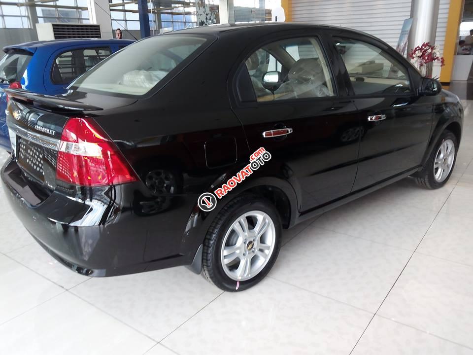 Chevrolet Aveo LT màu đen, mua xe trả góp, lãi suất ưu đãi- LH: 090.102.7.102 Huyền Chevrolet-1