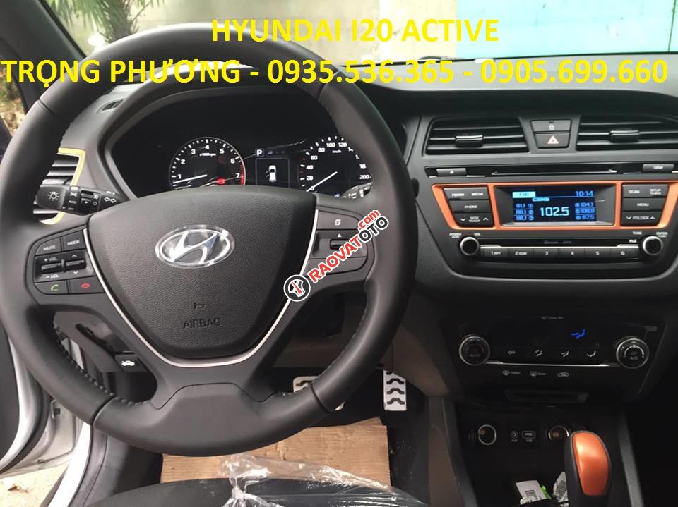 Bán Hyundai i20 Active 2017 trả góp Đà Nẵng, màu bạc, LH: Trọng Phương - 0935.536.365-14