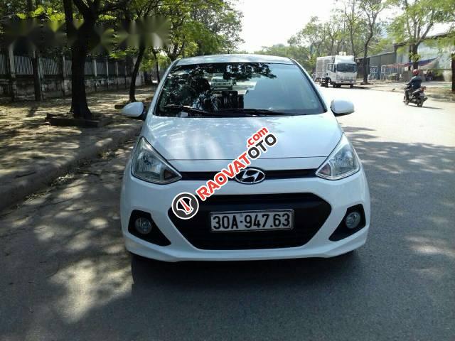 Bán xe Hyundai Grand i10 đời 2015, màu trắng, nhập khẩu-0