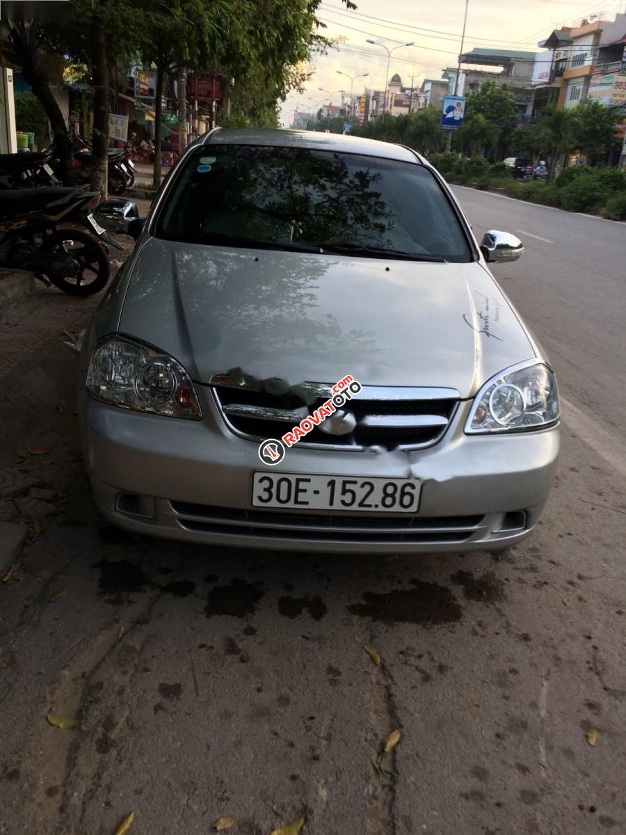 Cần bán lại xe Daewoo Lacetti EX 1.6 MT đời 2008, màu bạc chính chủ, giá 238tr-1