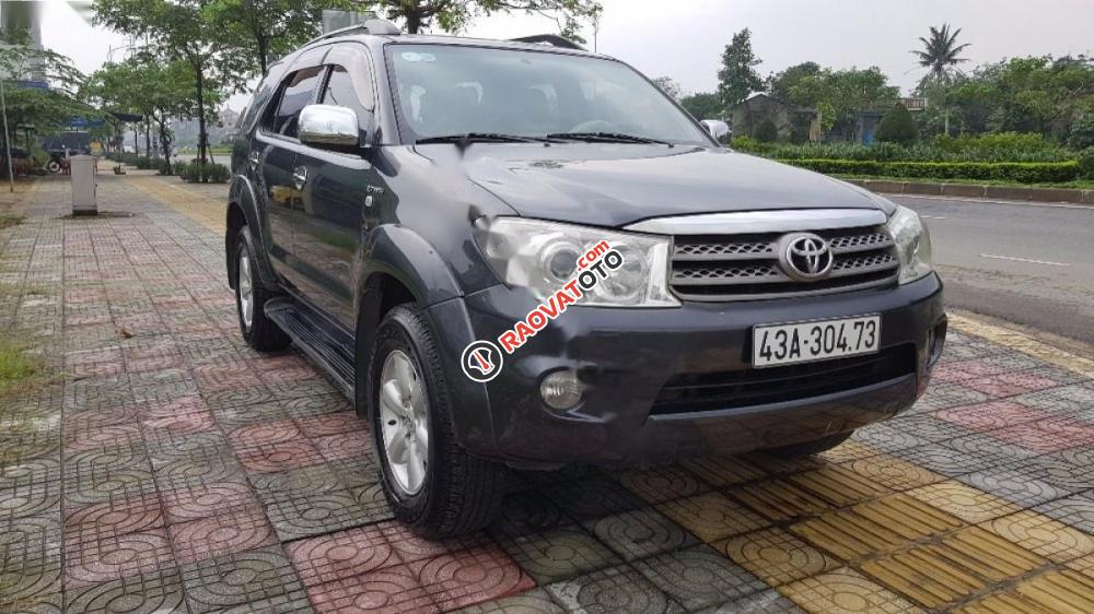 Bán Toyota Fortuner 2.7V đời 2009, màu xám số tự động-2