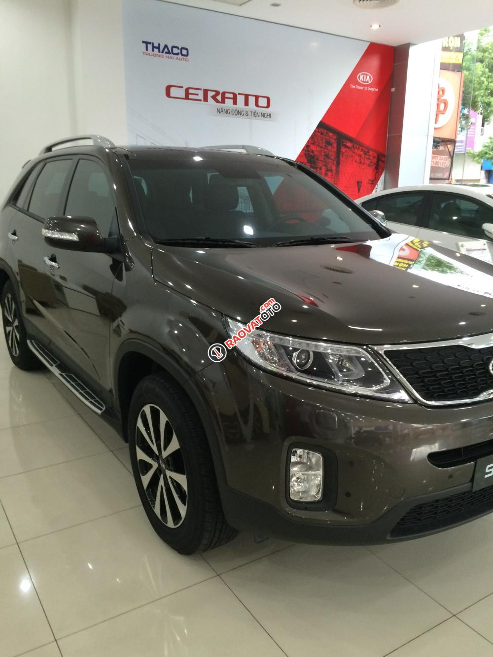 Bán Kia Sorento GAT đời 2016, màu nâu giá cạnh tranh-1