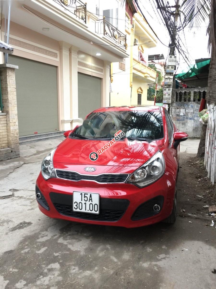 Cần bán xe Kia Rio năm 2012, màu đỏ, xe nhập chính chủ-1