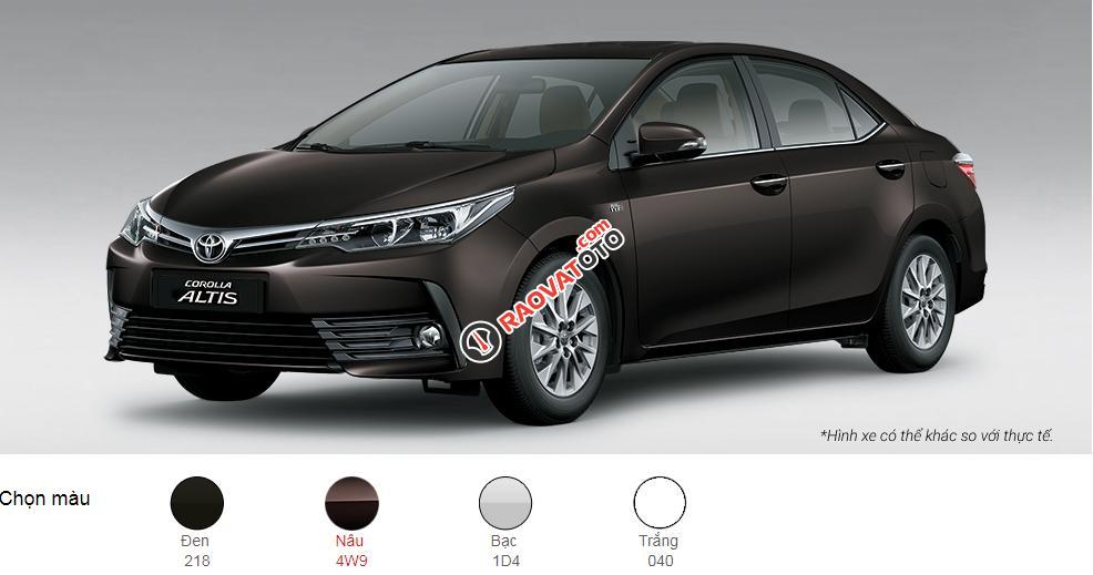 Toyota Altis 1.8G CVT, màu nâu - Xe giao ngay, hỗ trợ lấy xe trả góp - Đại lý Toyota Mỹ Đình/ hotline: 0973.306.136-6