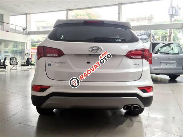 Bán Hyundai Santa Fe đời 2017, màu trắng-2