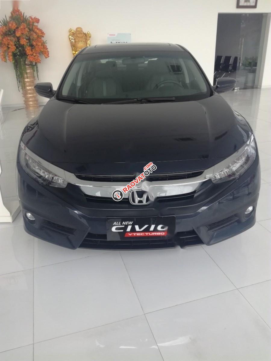 Bán Honda Civic 1.5L Vtec Turbo đời 2017, màu xanh lam, xe nhập, 898tr-0