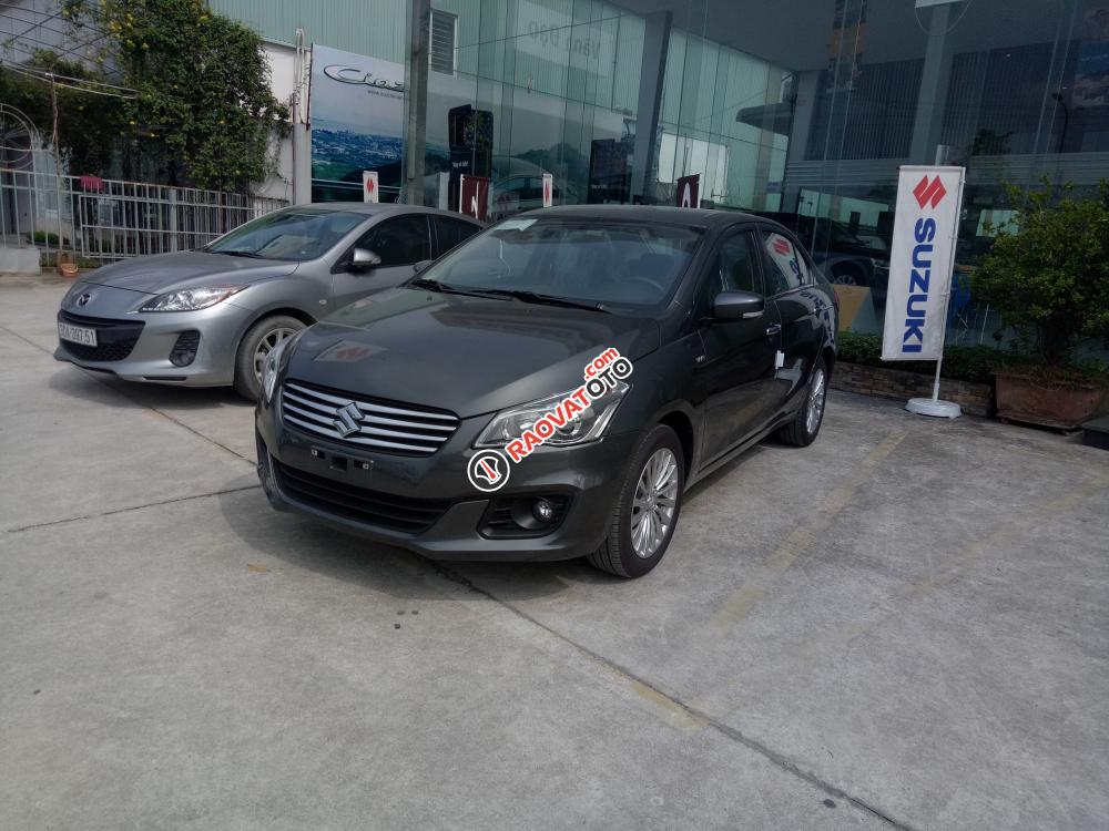 Bán xe Suzuki Ciaz model 2018, màu xám (ghi), nhập khẩu, giao xe ngay - Lh: 0985547829-5