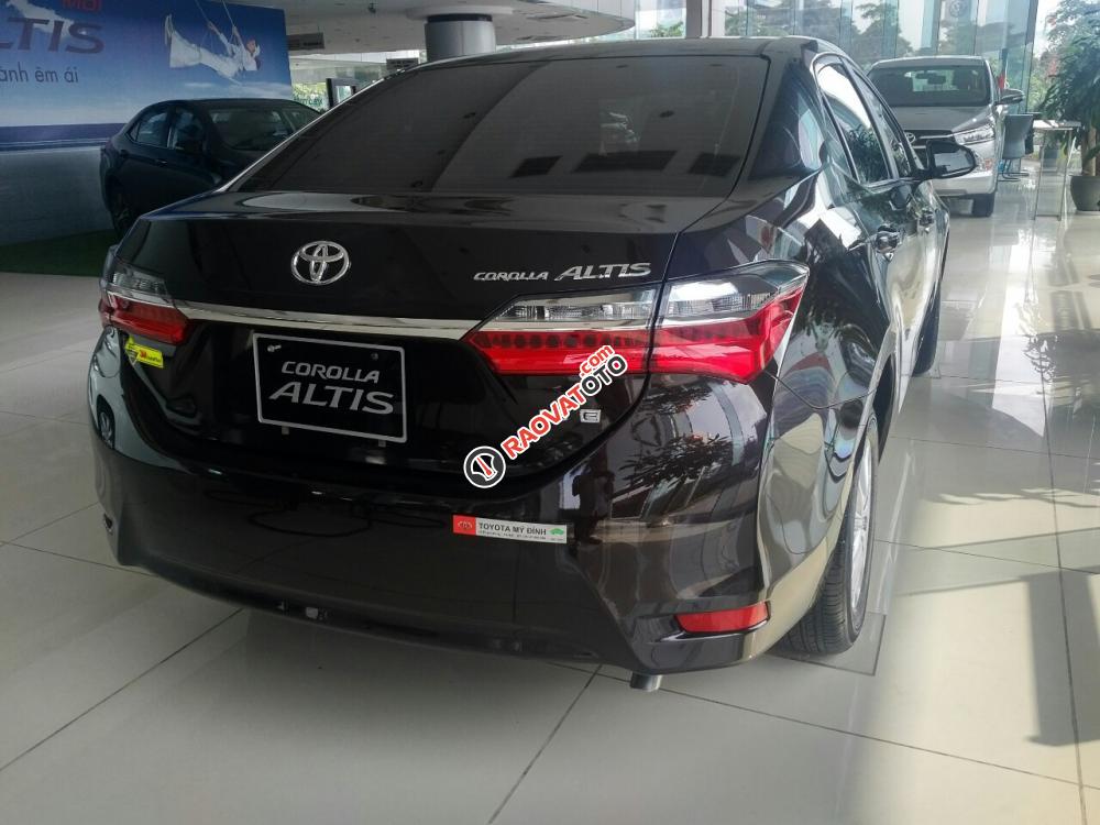 Toyota Altis 1.8E CVT, màu nâu - Xe giao ngay, hỗ trợ lấy xe trả góp - Đại Lý Toyota Mỹ Đình/ hotline: 0973.306.136-5