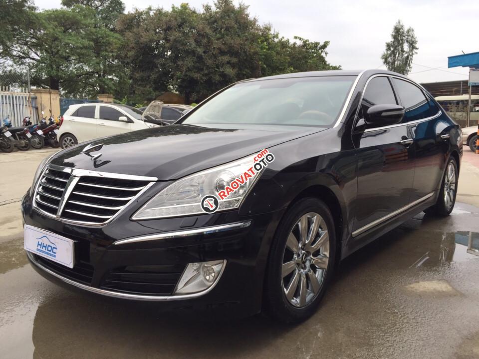 Cần bán Hyundai Equus 4.7AT đời 2009, màu đen, nhập khẩu nguyên chiếc-0