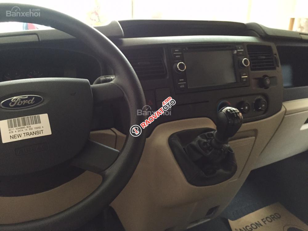 Cần bán xe Ford Transit Luxury đời 2017, màu bạc-0