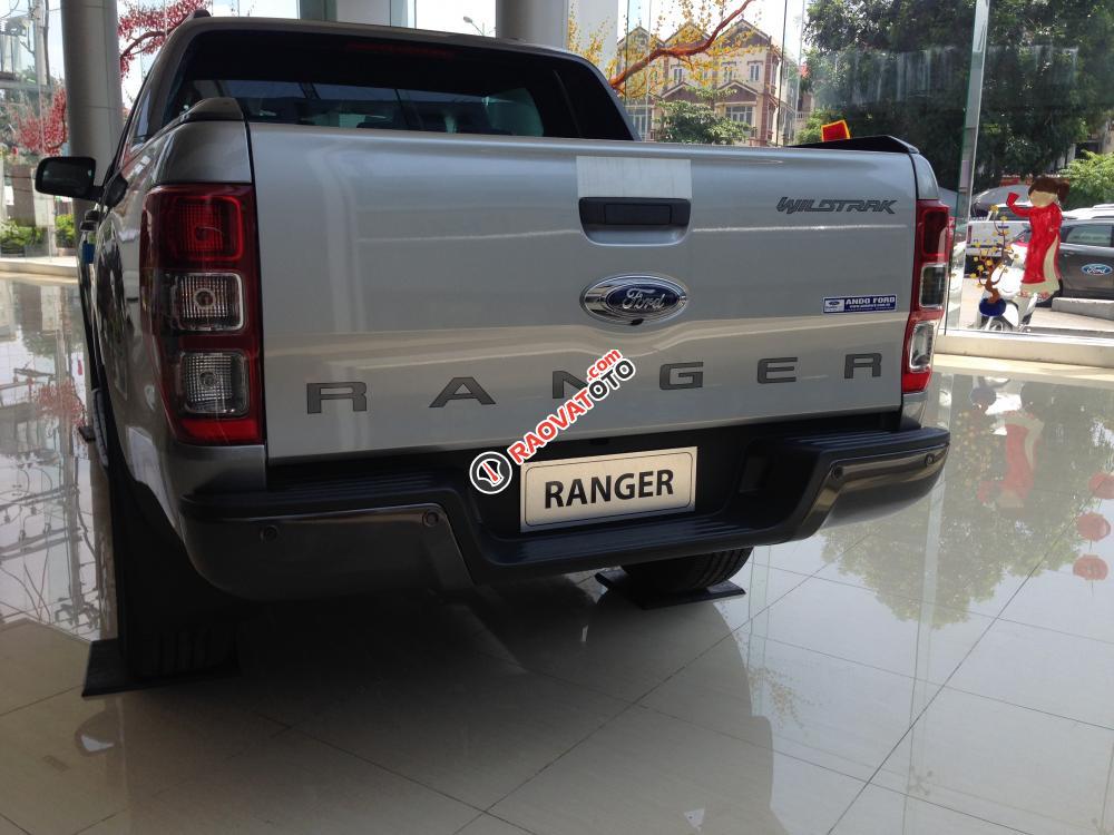 Bán ô tô Ford Ranger 3.2L Wildtrak 4x4 AT tại Bắc Ninh, màu bạc, nhập khẩu giá cực tốt-3