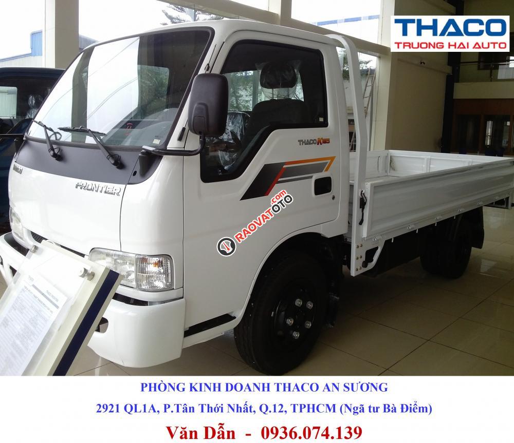 TPHCM - Xe tải Thaco Kia K165S thùng lửng, tải 2,49 tấn, đời 2017, hỗ trợ trả góp 85% trong 7 năm-0