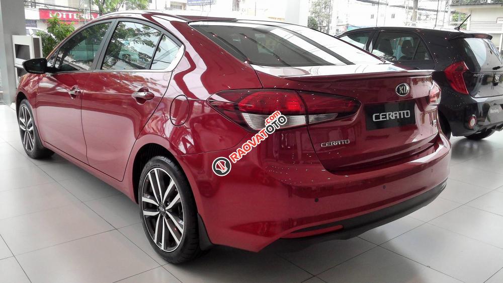 Bán Kia Cerato 1.6 AT 2017 Full option đời 2017, màu đỏ, khuyến mãi cực khủng kèm tặng quà hấp dẫn-3