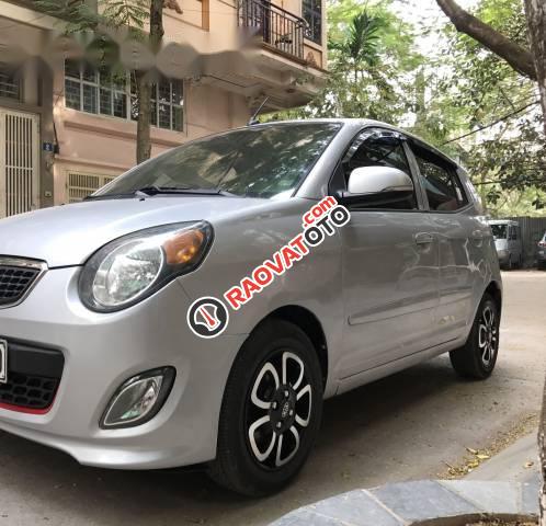 Bán Kia Morning 1.1MT đời 2013, màu bạc xe gia đình, giá tốt-0