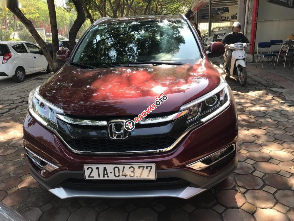 Bán Honda CR V 2.4AT sản xuất 2016, màu đỏ-1