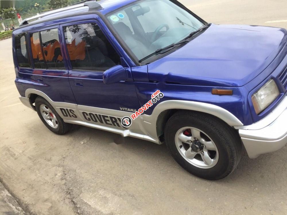 Cần bán lại xe Suzuki Vitara JLX đời 2005, màu xanh lam-6