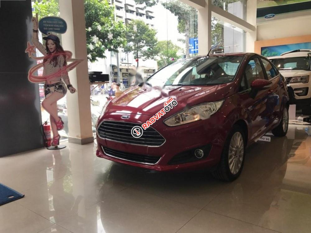 Bán xe Ford Fiesta Sport đời 2017, màu đỏ, 500tr-2